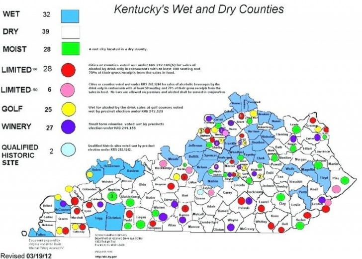 Kentucky State Map With Cities And Counties