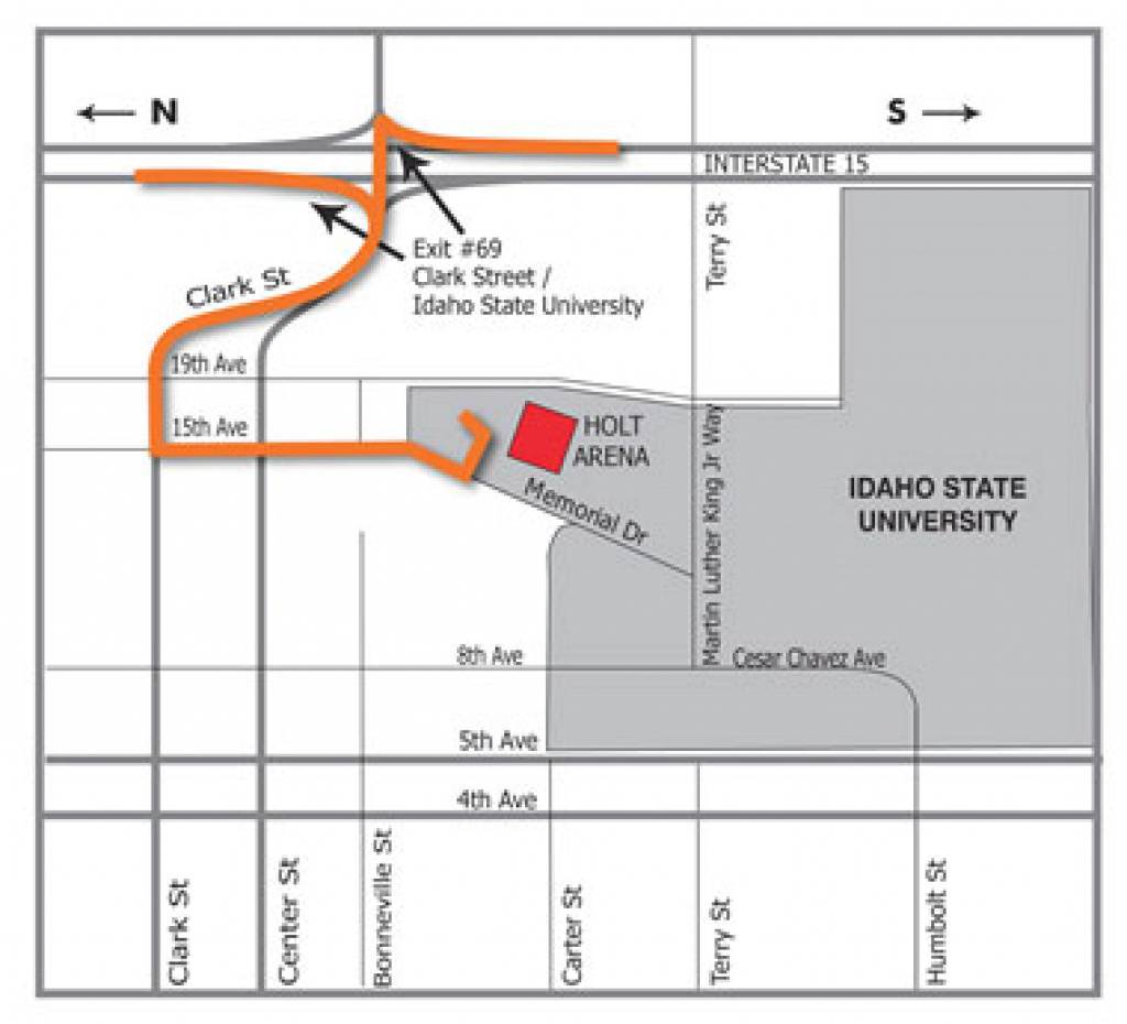 Maps | Idaho State University regarding Idaho State University Campus Map