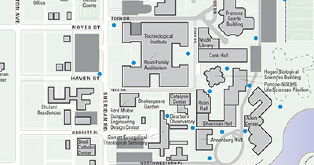 Maps : Northwestern University pertaining to Ferris State University Campus Map