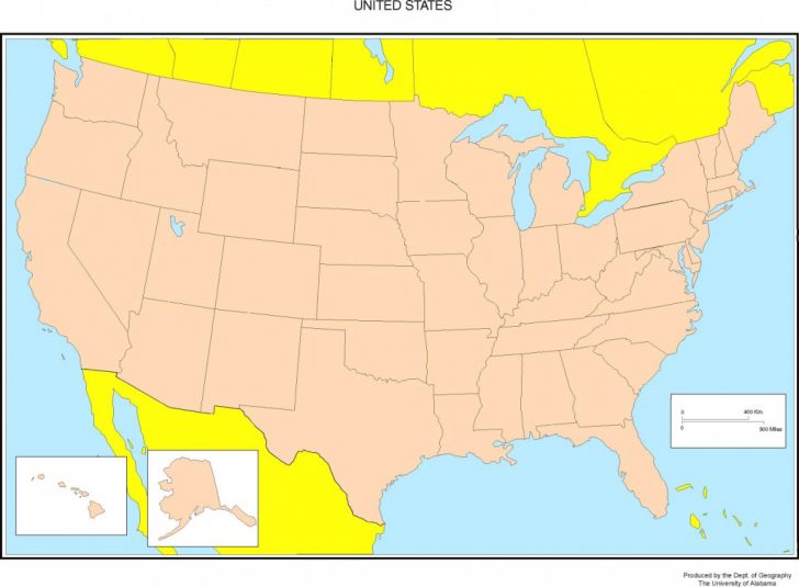 Maps Of The United States Pertaining To Us Map With States Labeled And ...