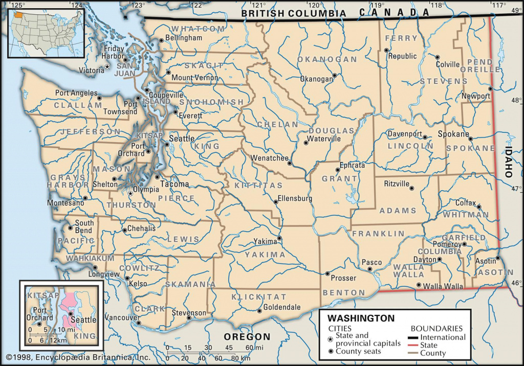Maps Of Washington State And Its Counties | Map Of Us regarding Map Of Washington State Cities And Towns