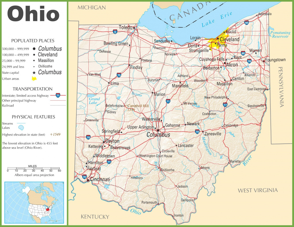 Maps. Ohio Road Map - Collection Of Map Pictures pertaining to Ohio State Road Map
