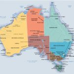 Maps Page On Australia In Map Of Australia With States And Major Cities