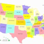 Maps Us States And Capitals Usa Map States And Capitals Quiz Within Regarding A Big Map Of The United States With Capitals