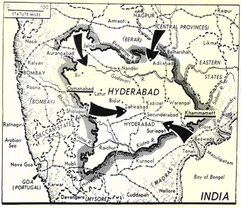 Maps1947 regarding Map Of Nizam State