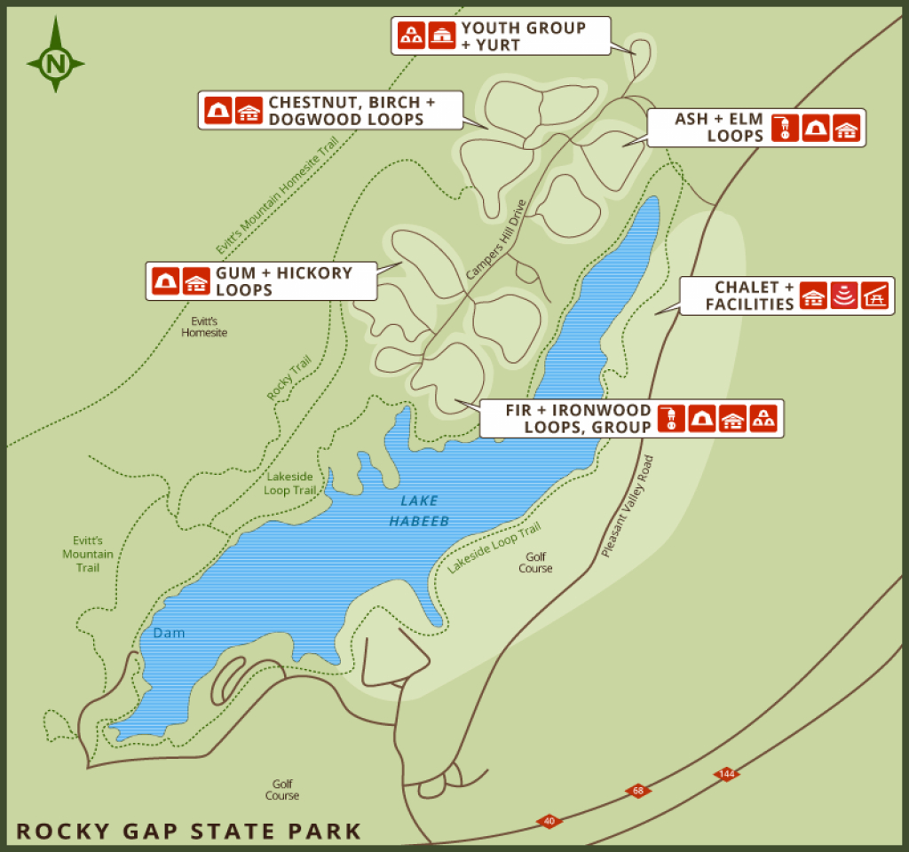 Maryland Park Service Online Reservations throughout Susquehanna State Park Camping Map