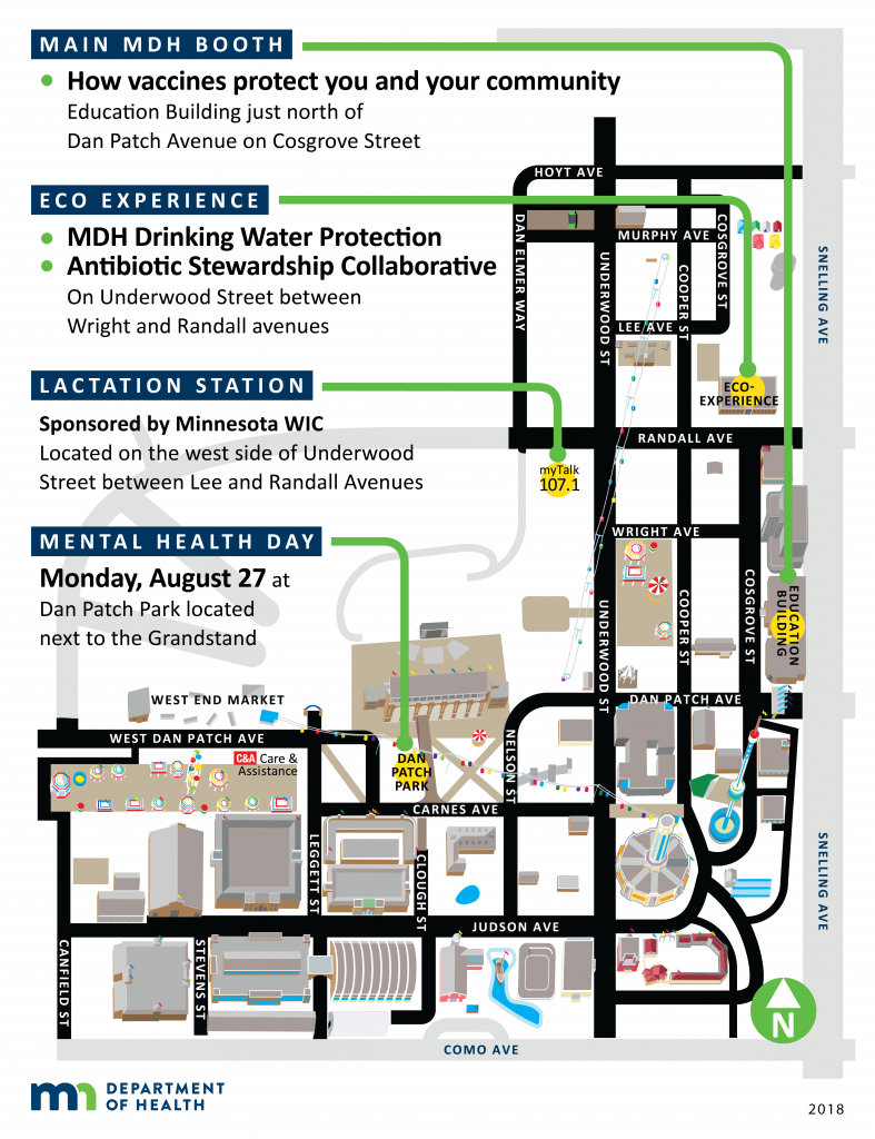 Mdh At The Minnesota State Fair - Minnesota Dept. Of Health with regard to Mn State Fair Map 2017
