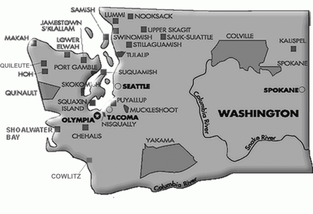 Member Tribes – Npaihb for Washington State Tribes Map