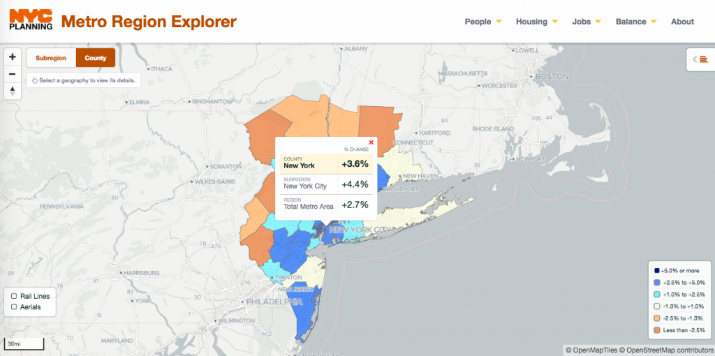 Metro Region Explorer Map Gives You The Facts On Any Spot In The Tri inside Tri State Area Map