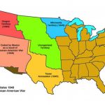Mexican American War « Intended For Map Of United States 1845