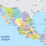 Mexico States Map, Mexico Map With Satate, Mexico Map With Cities Throughout State Map With Cities