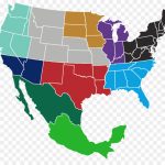 Mexico–United States Border Blank Map American Civil War   Sales For Mexico And The United States Map