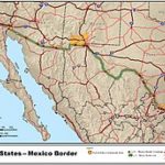 Mexico–United States Border   Wikipedia Within Mexico And The United States Map