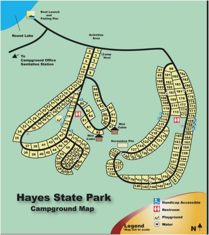 Silver Lake State Park Campground Map