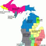 Michigan Map Of Counties And Cities And Travel Information In Dma Map By State