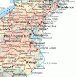 Middle Atlantic States Road Map Regarding Mid Atlantic States And Capitals Map