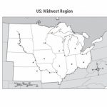 Midwest States And Capitals Map Blank Of United Outstanding Within Blank Map Of Midwest States