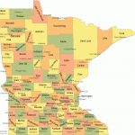 Minnesota County Map With Minnesota State Map With Counties