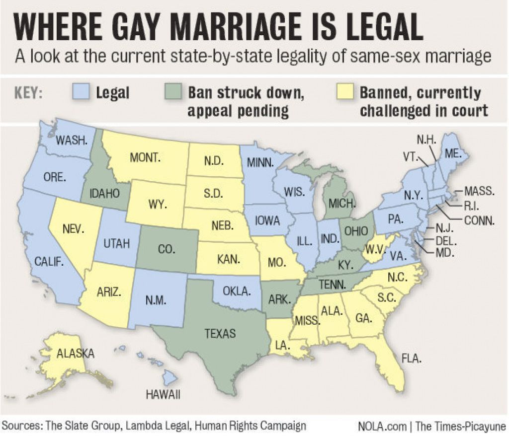 Mississippi Gay Marriage Ban Challenged In Federal Lawsuit, Website with Gay Marriage By State Map 2014
