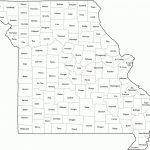 Missouri County Map With Names Throughout United States Map With County Names