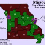 Missouri Senate District Map – Bnhspine Throughout Missouri State Senate District Map