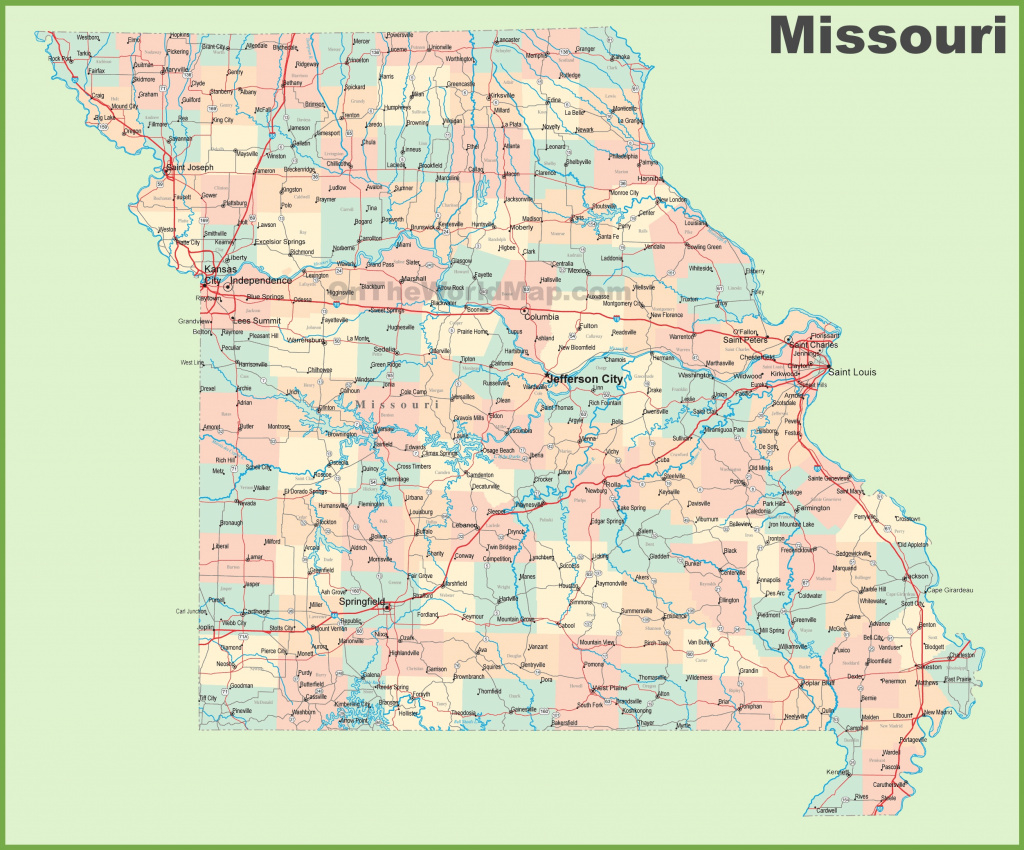 Missouri State Maps | Usa | Maps Of Missouri (Mo) throughout State Reference Map Missouri