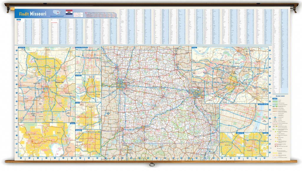 Missouri State Reference Wall Map From Geonova with regard to State Reference Map Missouri