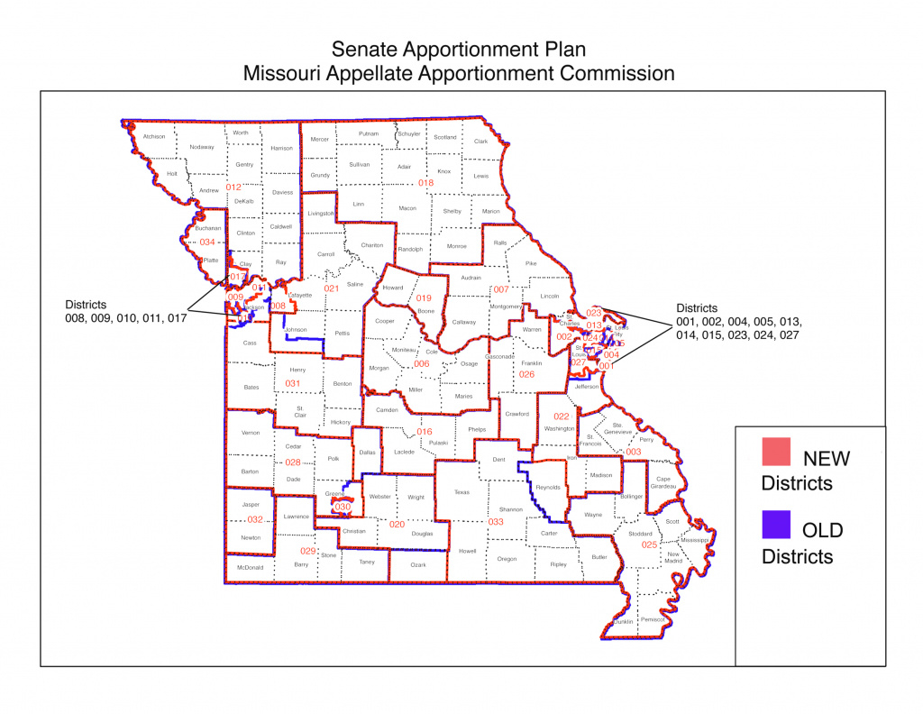 Missouri Supreme Court To Consider New Senate Districts for Missouri State Senate District Map