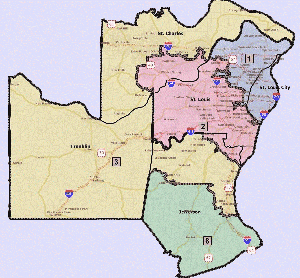 Missouri&amp;#039;s New Congressional District Maps within Missouri State Senate District Map