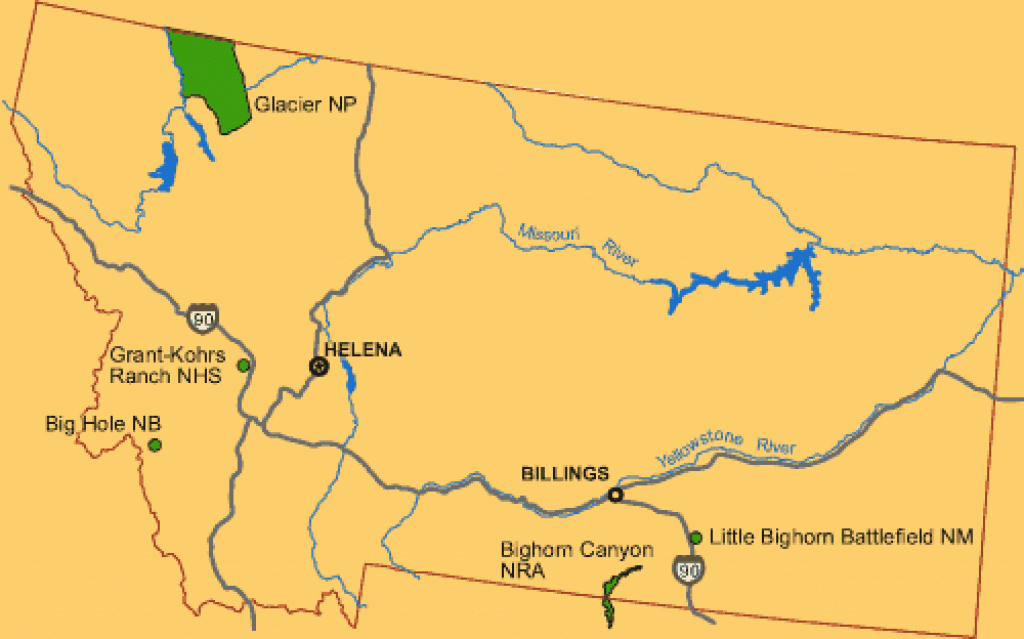 Montana National And State Parks - Travel Around Usa inside Montana State Parks Map
