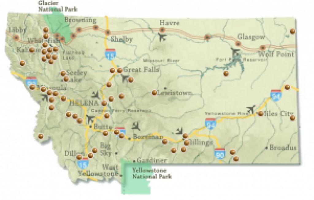 Montana State Parks Taking Reservations : Woodall&amp;#039;s Campground throughout Montana State Parks Map