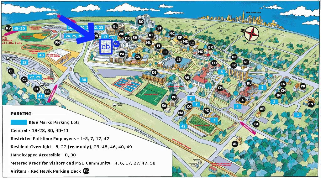 Montclair State University: Virtual Tour with Montclair State University Campus Map