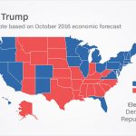 Moody's Analytics Model Predicts Big Clinton Win In States Hillary Won Map
