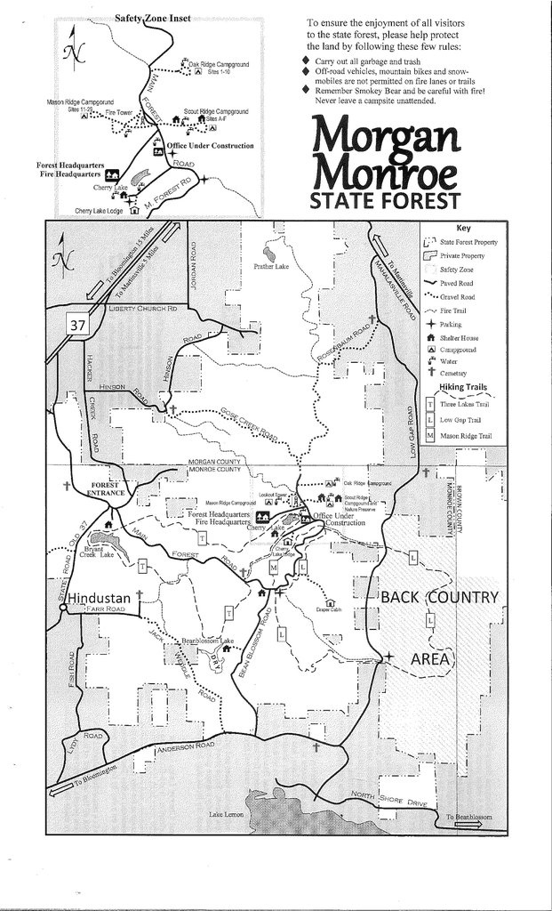 Morgan Monroe State Forest - Maplets in Morgan Monroe State Forest Hunting Map