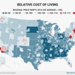 Most And Least Expensive Places In America: Regional Price Parity With Regard To Cost Of Living By State Map