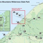 Most Backcountry Cabins And Campsites Reopened At Porcupine Mountains Inside Map Of Porcupine Mountains State Park