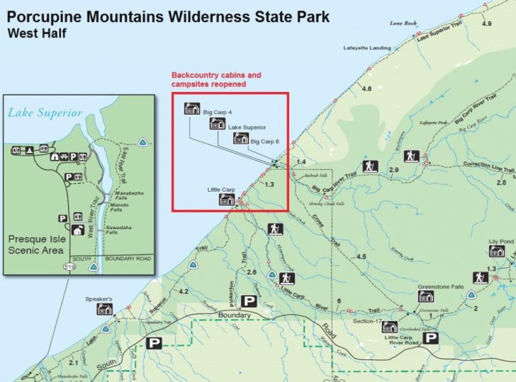 Most Backcountry Cabins And Campsites Reopened At Porcupine Mountains ...