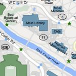 Msu Campus Maps   Michigan State University Pertaining To Michigan State Football Parking Lot Map
