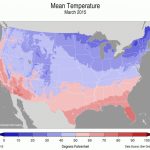National Climate Report   March 2015 | March Temperature Maps Pertaining To State Of The Map Us 2015