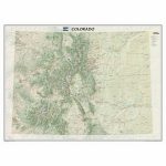 National Geographic Maps Colorado State Wall Map | Wayfair.ca Intended For State Wall Maps