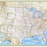 National Geographic United States Map 1987   Maps Throughout Geographic United States Map
