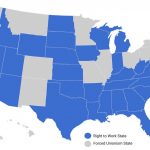 National Right To Work Foundation » Right To Work States Throughout Map Of Right To Work States