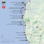Navigating Oregon Coast Trail California State Map California Coast Within Oregon State Parks Camping Map