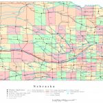 Nebraska Printable Map Inside Printable State Road Maps