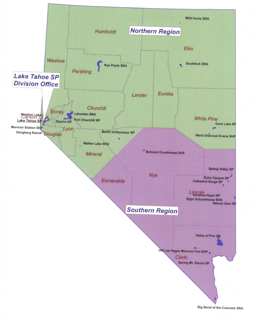 Nevada (Us) - The Radioreference Wiki regarding Nevada State Parks Map