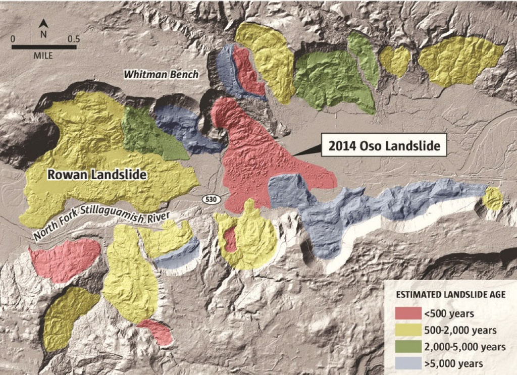 New Analysis Shows Oso Landslide Was No Fluke | The Seattle Times with regard to Washington State Mudslide Map