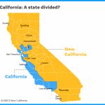 New California Declares Independence From California In Statehood Bid Throughout Splitting California Into Two States Map