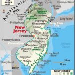 New Jersey Map / Geography Of New Jersey/ Map Of New Jersey In Map Of New Jersey And Surrounding States