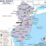 New Jersey State Map Inside Map Of New Jersey And Surrounding States