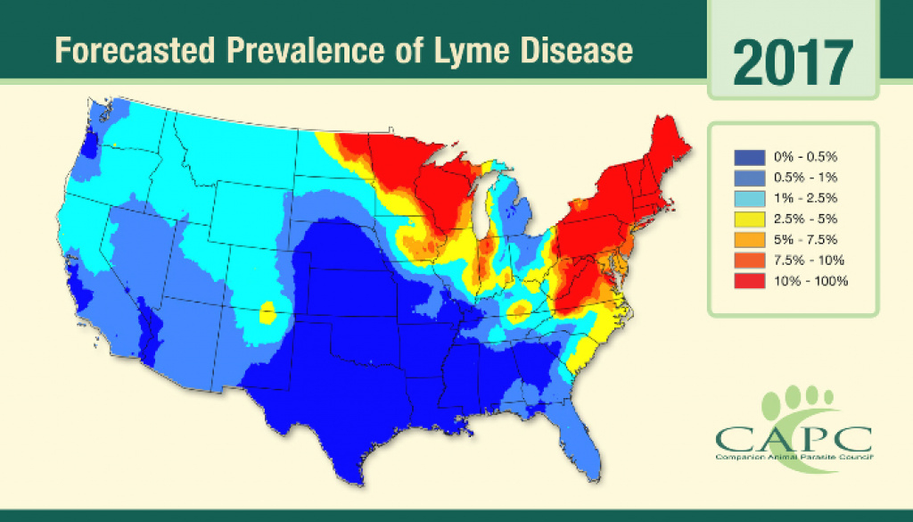 New Map Shows Where Dogs Are Most Likely To Get Lyme Disease within Lyme Disease New York State Map
